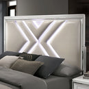 Emmeline Bed Silver & White