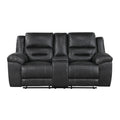 Hazen-Double Reclining Love Seat with Center Console image