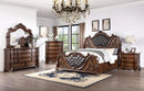 ESPARANZA Cal.King Bed, Brown Cherry