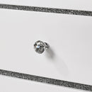 MAGDEBURG Cal.King Bed, Black & White