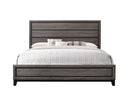 Crown Mark Akerson King Panel Bed in Grey image