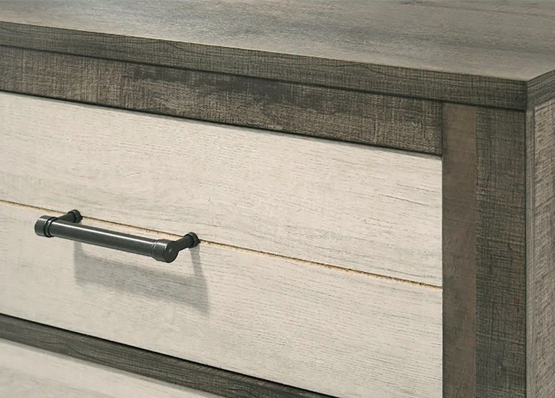 Crown Mark Furniture Rhett 4 Drawer Chest in Gray