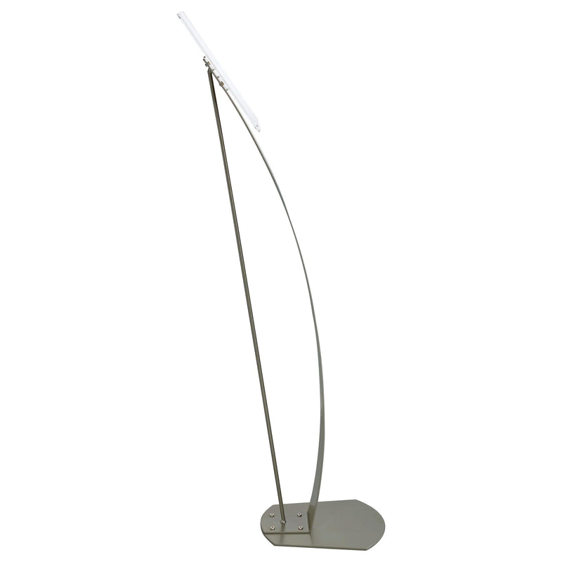Duarto Clear Acrylic 8.5 x 11 Inch Price Tag Display Stand Steel Frame Silver
