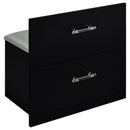 Flora 2-drawer Vanity Set with LED Mirror High Gloss