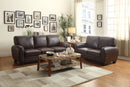 Rubin Loveseat in Dark Brown