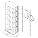 Delphinium Curio Cabinet