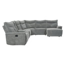 Tesoro-(6)6-Piece Modular Reclining Sectional with Right Chaise image