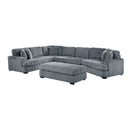 Warwick-(5)5-Piece Sectional with Right Cuddler and Ottoman image