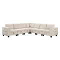 Walterboro-(7)7-Piece Sectional with Storage, Storage Pouches and Charging Ports image