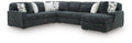 Midnight-Madness Sectional with Chaise