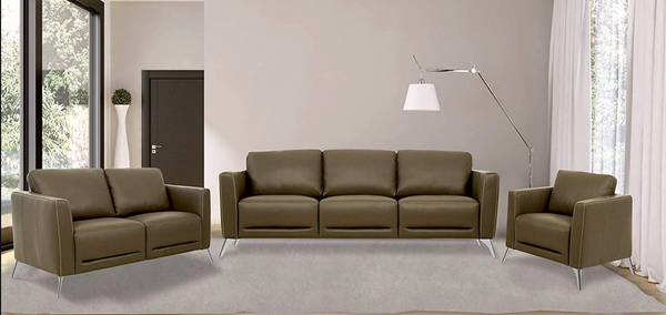 Malaga Leather 3-Piece Living Room Set image