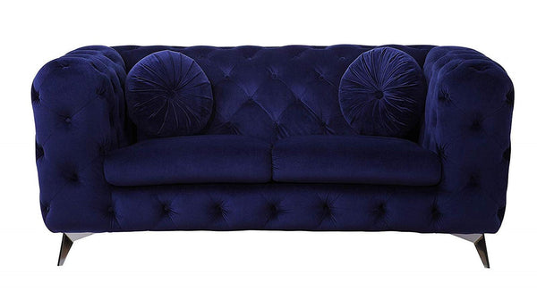 Acme Furniture Atronia Loveseat in Blue 54901 image