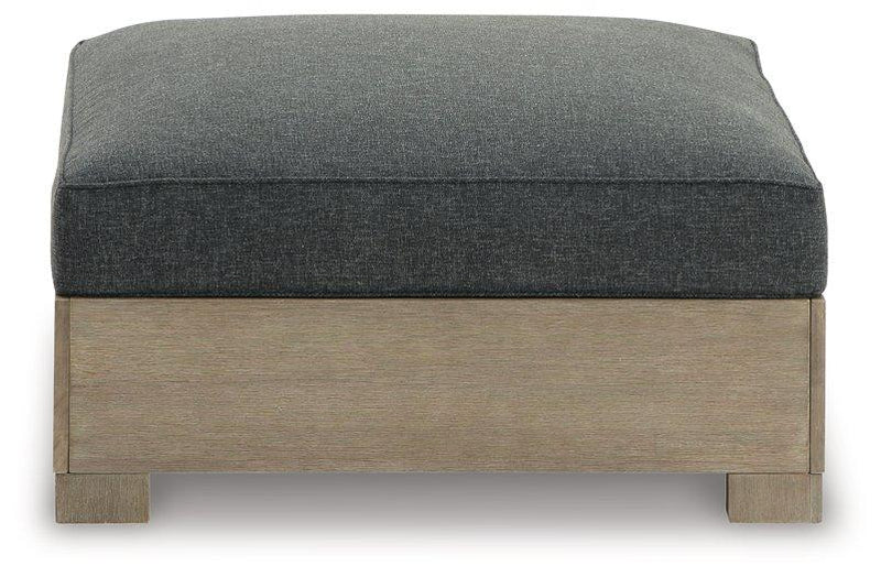 Citrine Park Outdoor Ottoman with Cushion