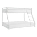 B2010WHTF-1 - Twin/Full Bunk Bed