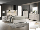 CARTER QN PLATFORM BED 1 BOX WHITE