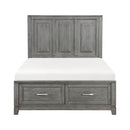 Garretson Full Platform Bed with Footboard Storage image