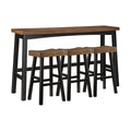 Caspian 4-Piece Pack Pub Height Set