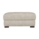ARDENFOLD Ottoman, Beige & Gray