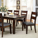 DICKINSON I Dark Cherry Dining Table w/ 18" Leaf