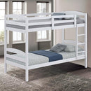 Finsbury Twin Twin Bunk Bed Espresso, Grey & White