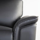 Bienne Sofa Manual Recliner White & Black