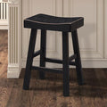 Biasca 24" Stool (2/CTN) White, Brown, & Black