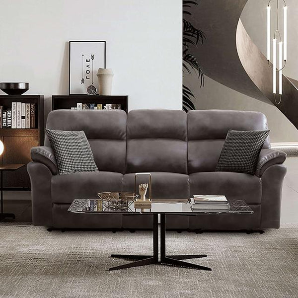 JOSIAS Sofa, Dark Gray Leatherette image