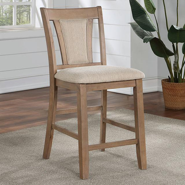 UPMINSTER Counter Ht. Chair (2/CTN), Natural Tone/Beige image
