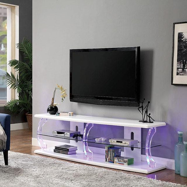 Ernst White/Clear 60" TV Stand image