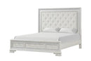 Stella Mia E.King & Queen Bed White & White