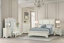 Stella Mia Bed White & White
