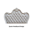 Ventresca 4 & 5 Piece Queen Bedroom Set White & Chrome