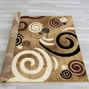 Blitar Brown Black, Brown Cream, & Gray 5' X 7' Area Rug