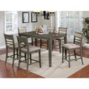 Fafnir Weathered Gray/Beige 7 Pc. Counter Ht. Table Set