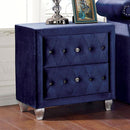 Alzire Black & Blue Night Stand