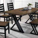 Barbary Dining Table Set with Bench
