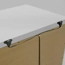 Emmeline Bed Silver & White