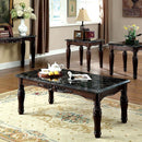 Brampton Espresso/Black 3 Pc. Table Set