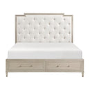 Genoa California King & Eastern King Platform Bed with Footboard Storage image
