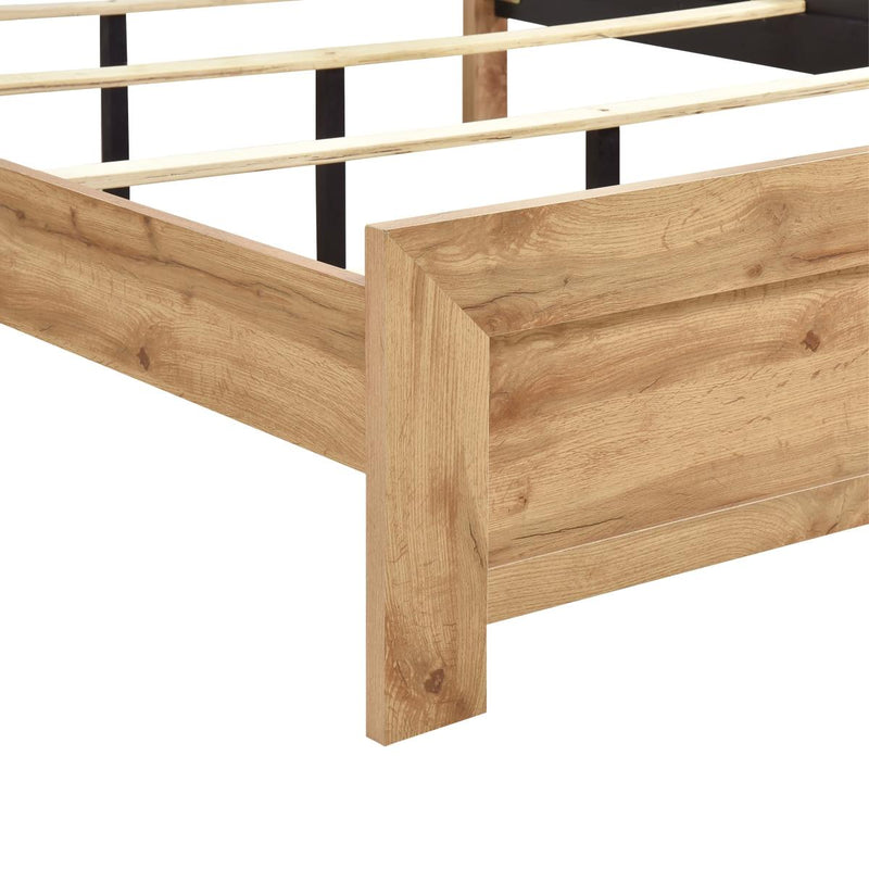 Corbin Twin & Queen 4 & 5 Piece Bed Set Gray & Natural
