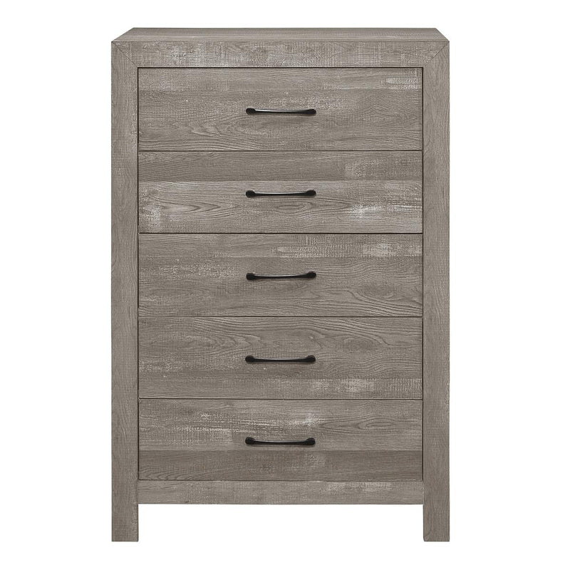 Corbin 4 & 5 PieceTwin Bed Set Gray