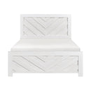 Corbin Full Bed White image