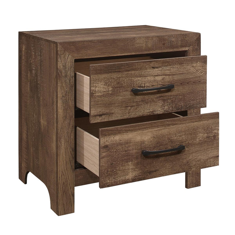 Corbin 4 & 5 Piece Twin Bed Set Oak