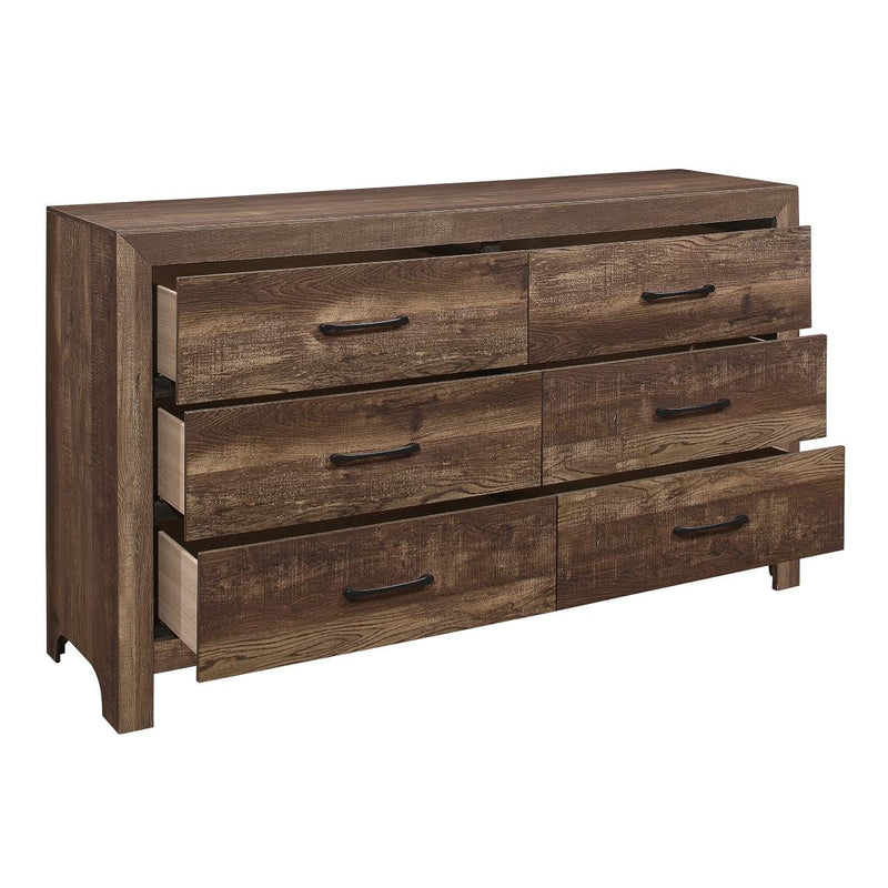 Corbin 4 & 5 Piece Twin Bed Set Oak