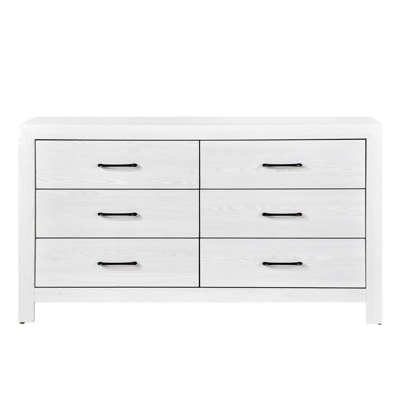 Corbin Queen & Twin Bed Set White