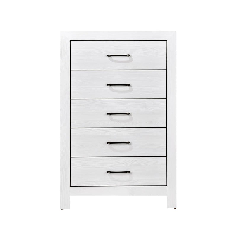 Corbin Queen & Twin Bed Set White