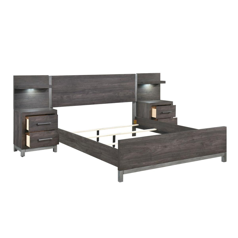 Zephyr 5pc Set Queen Wall Bed