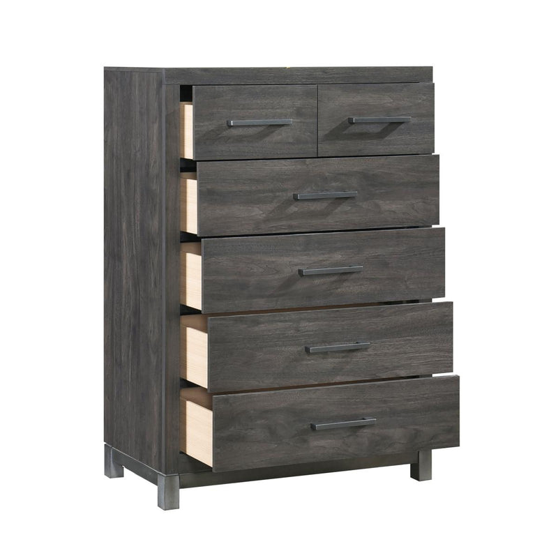 Zephyr 4 & 5 Piece Bed Set Natural & Oak