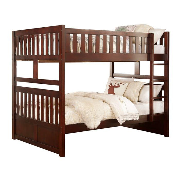 Rowe Full/Full Bunk Bed in Dark Cherry B2013FFDC-1 image