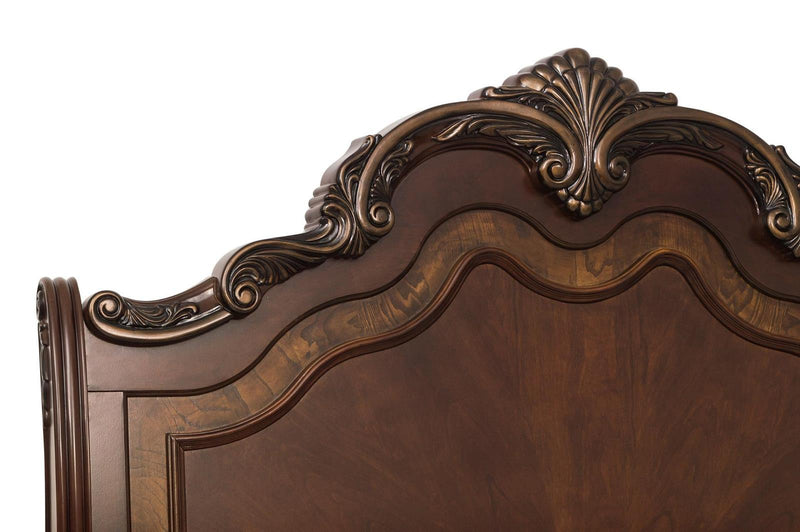 Deryn Park Queen Sleigh Bed in Cherry 2243SL-1